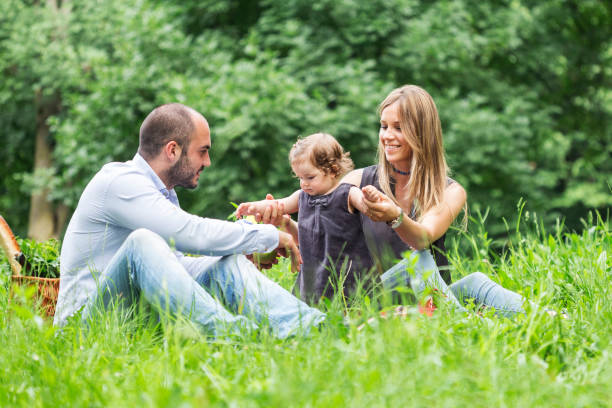 istock Family having fun in the park. 692126076