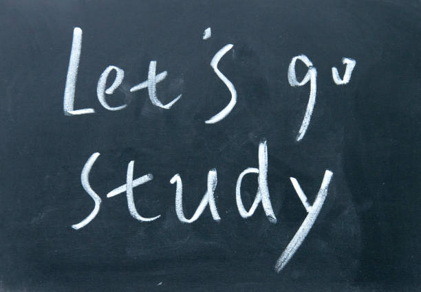 istock let us go study title written with chalk on blackboard 692131918