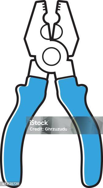 Pliers Icon Stock Illustration - Download Image Now - Blue-collar Worker, Building - Activity, Business Finance and Industry