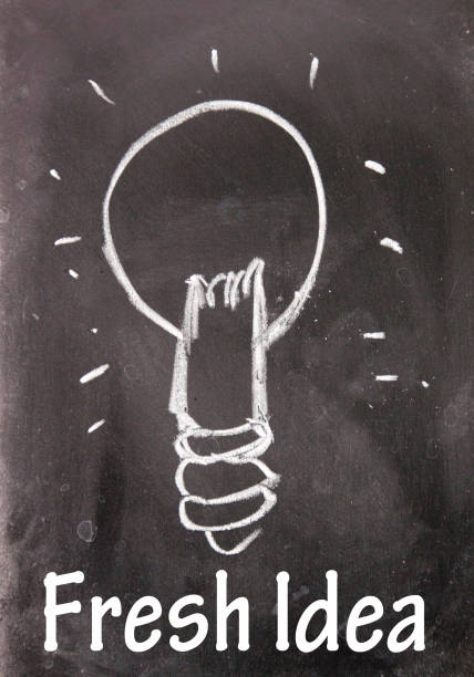 istock idea sign drawn with chalk on blackboard 692138950