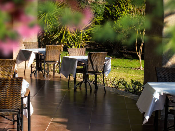 istock restaurant outdoor table and chairs 692146180