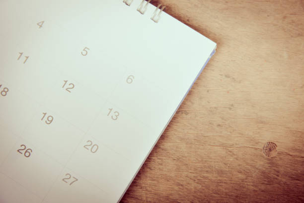 istock Calendar in pastal tone. 692147462