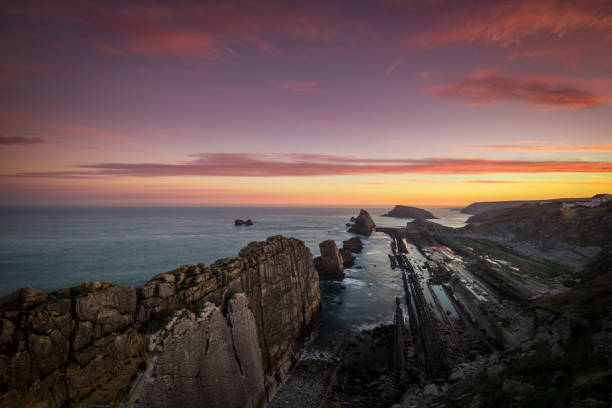 istock Arnia beach,magical beach.Santander . Spain 692154778