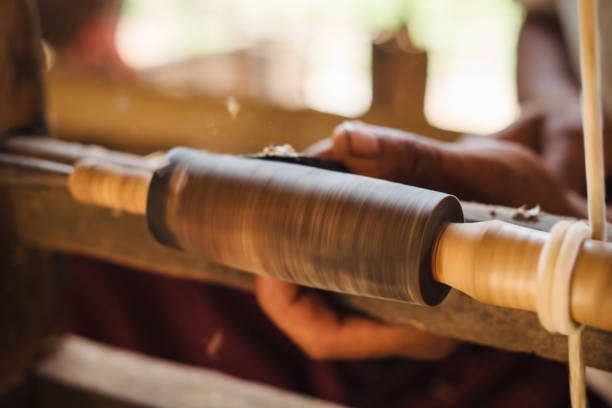 istock Handmade workshop for paper umbrella production in Myanmar 692155378