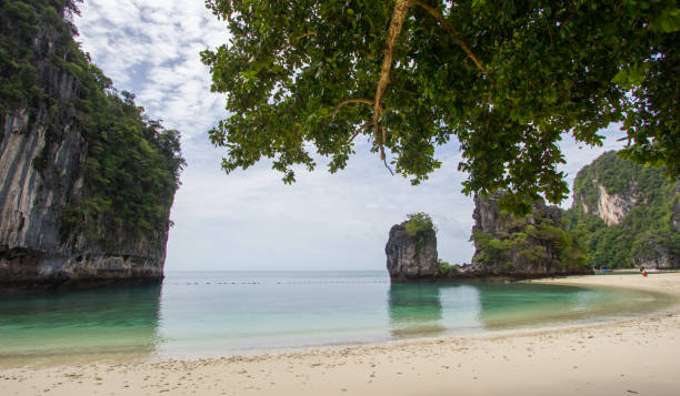 istock Limestone cliffs,white sand and clear water at Hong Islands 692155680