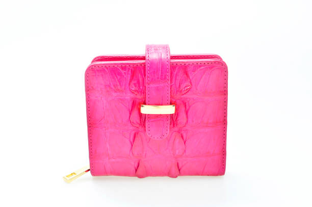 istock Women's pink genuine crocodile 692155922
