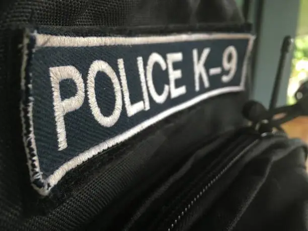 Photo of police k-9 badge