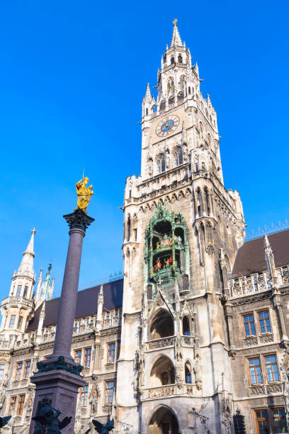 istock Marienplatz town hall in Munich, Germany 692166798