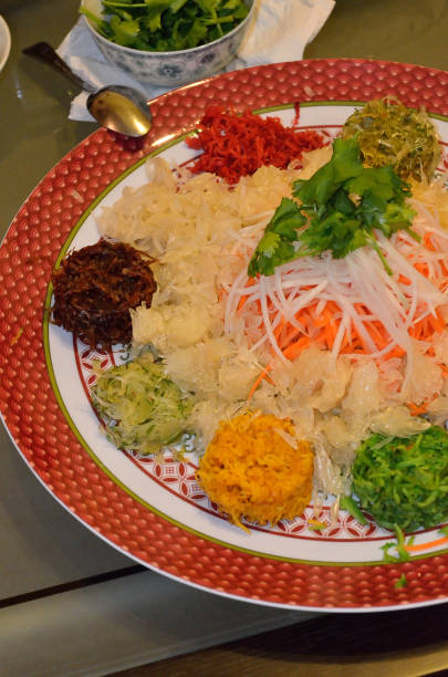 istock A special dish during Chinese New Year called Yusheng or Yee Sang 692172658
