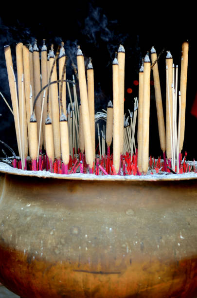 istock circular incenses in Chinese Temple 692172862