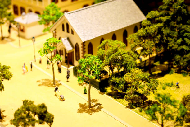 istock model of old japan building style 692189810
