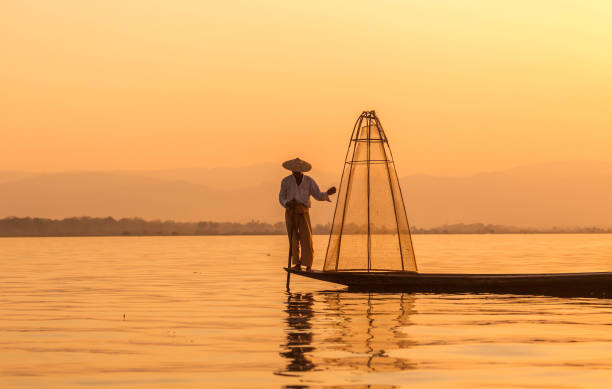 istock Fisherman at Inle Lake, Myanmar. 692195570