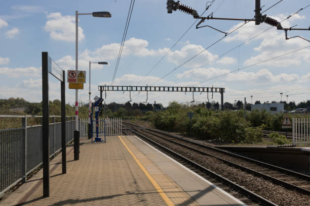 istock Train Station Platform in Luton, United Kingdom 692220366