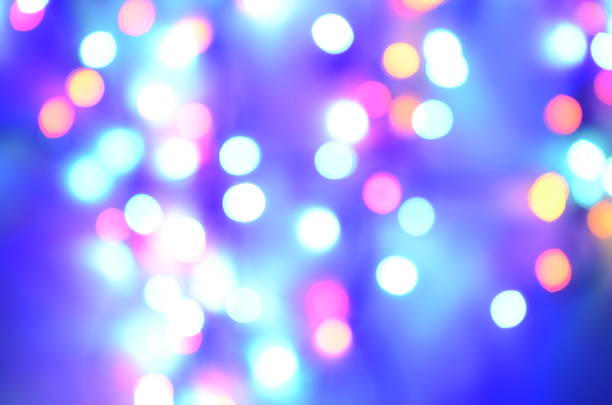 istock Abstract festive background bokeh. Bright colored blurry lights. 692220978