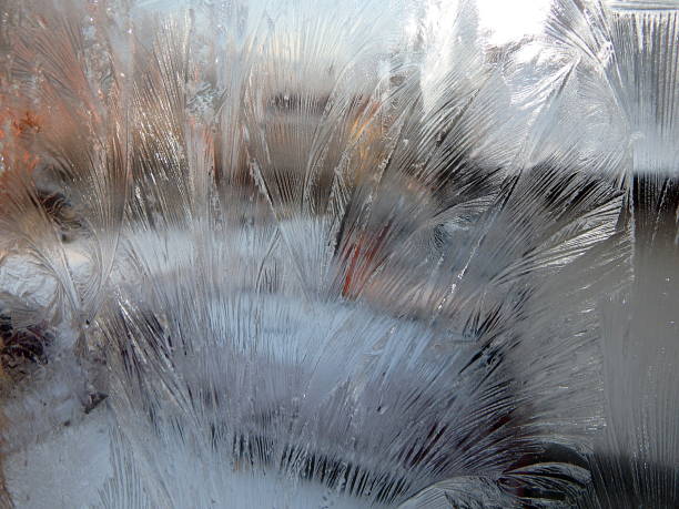 Frost - painting on glass