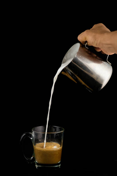 istock Cup of coffee with beautiful Latte art 692227420