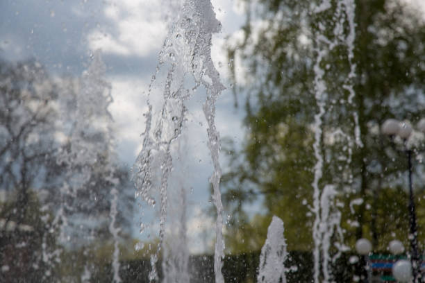 Sky water splashes concept freshness