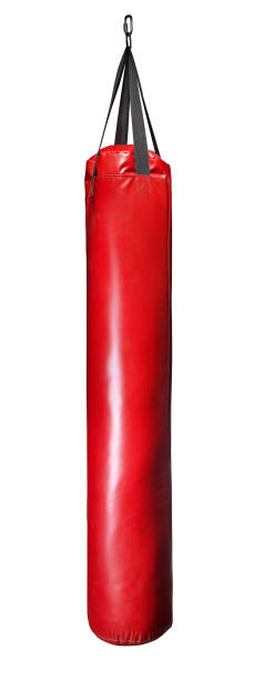 istock Photo of red boxing bag 692250724