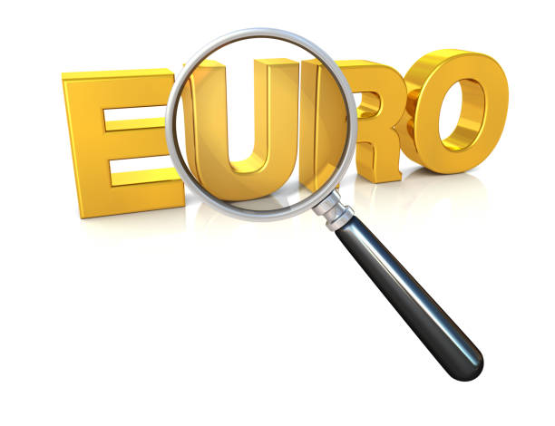 euro - making money gold euro symbol time foto e immagini stock
