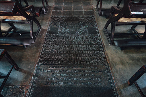 Interior of Christ Church is an 18th-century Anglican church in the city of Malacca, Malaysia. It is the oldest functioning Protestant church in Malaysia.