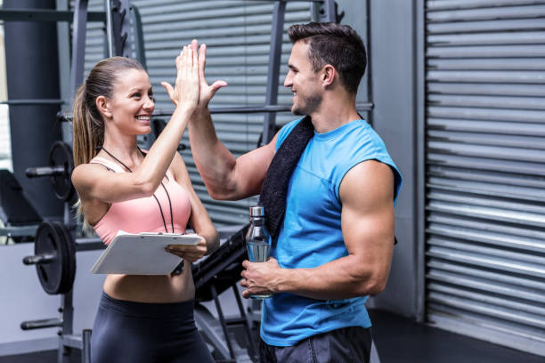 istock A female coach giving high five 692279266