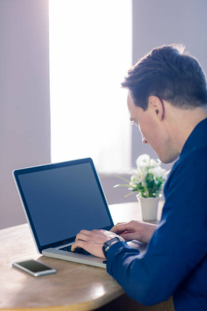 istock Businessman typing on his laptop 692289302