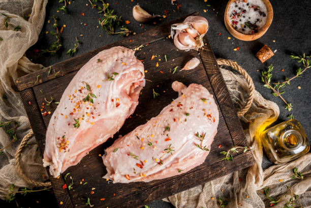 istock Chicken fillet with spices 692291626