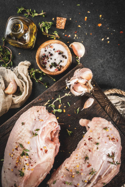 istock Chicken fillet with spices 692291662