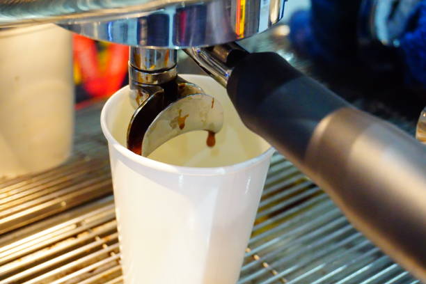 istock Making Espresso in a Coffee Shop 692292282