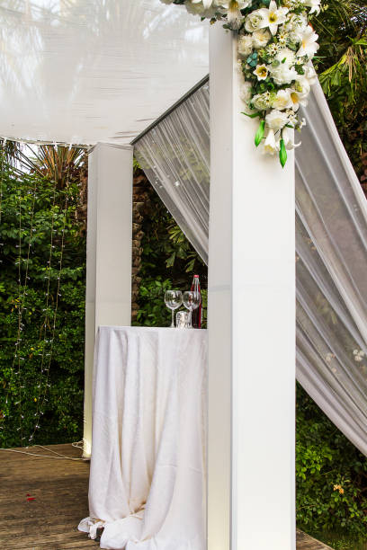 istock Jewish Hupa , wedding putdoor . 692295678