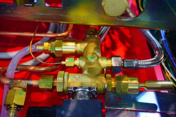 istock Connection of heating and hot water 692295966