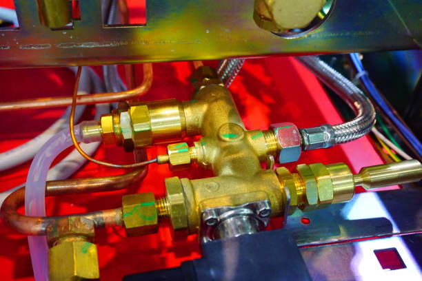 istock Connection of heating and hot water 692295992