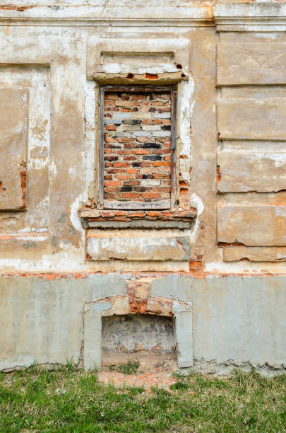 istock The facade of the old brick building 692306288