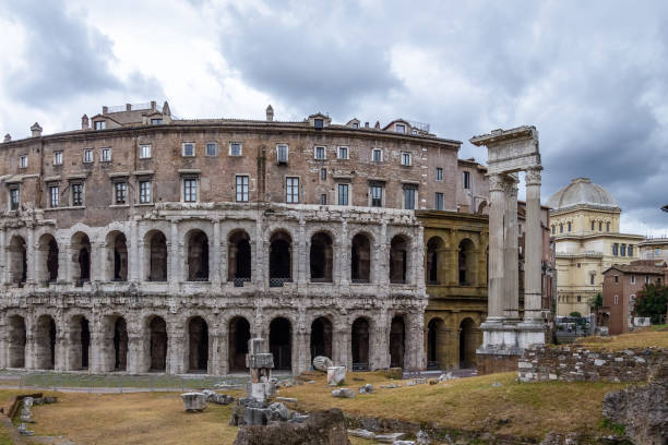 istock Teatro Marcello (Theatre of Marcellus) ruins - Rome, Italy 692307048