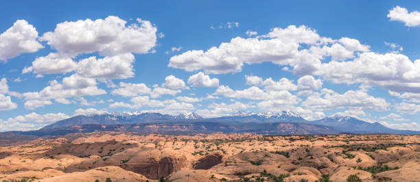 La Sal mountains in Moab Utah