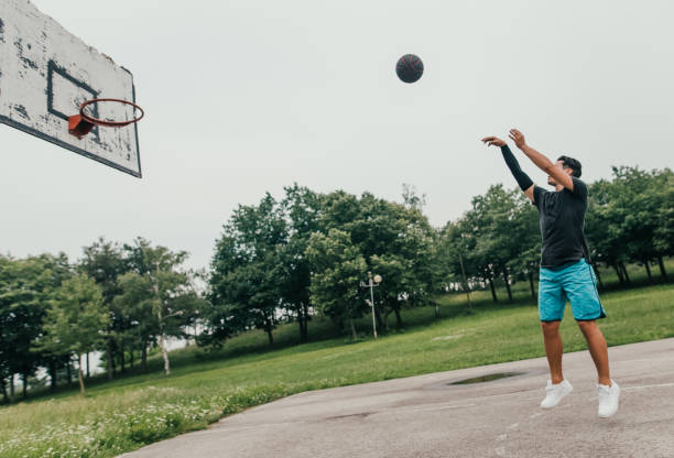 istock Street basketball player 692328784