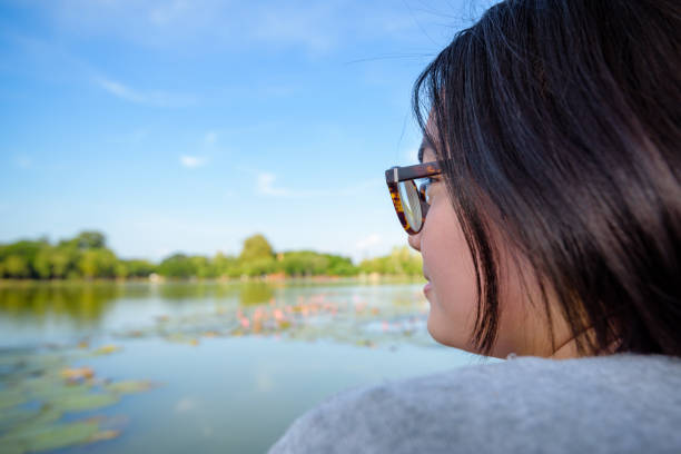 istock Women relax with nature 692328792