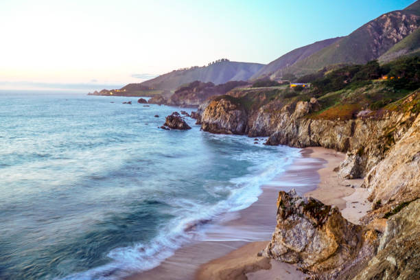 istock The Pacific Coast at Gig Sur - beautiful evening view 692333990