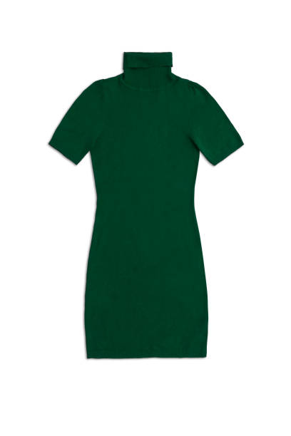 istock green knit dress isolated on white background 692336922