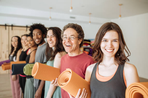 istock Yoga teachers meeting 692362598
