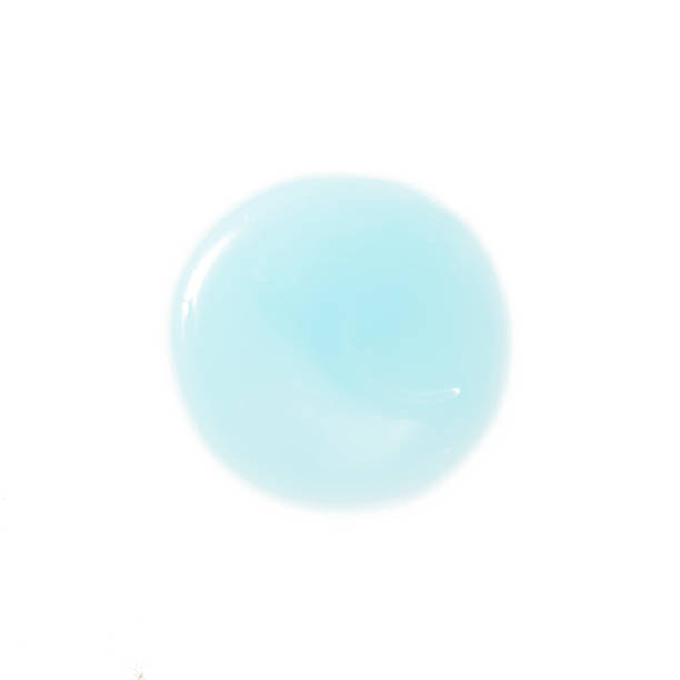 istock Blue cosmetic gel isolated on white 692368094