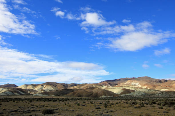 Beautiful badlands in the Chubut valley, Argentina