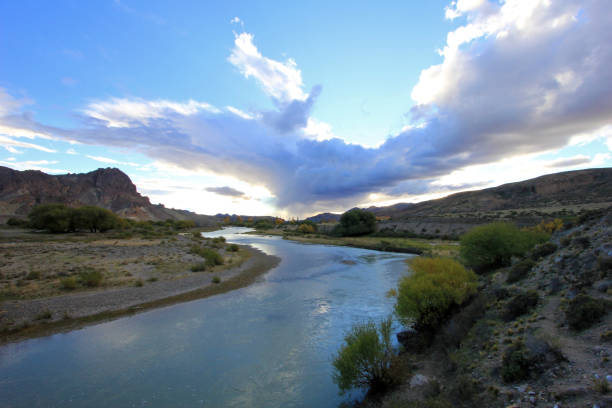 istock Beautiful landscape at Piedra Parada, Chubut valley, Argentina 692376092