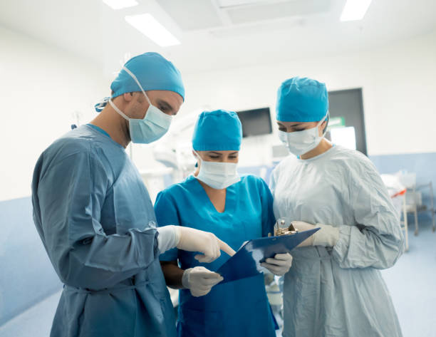 istock Surgical team ready for surgery at the hospital 692381692