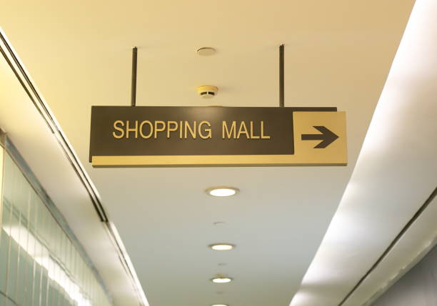 istock shopping mall sign board in indoor 692385154