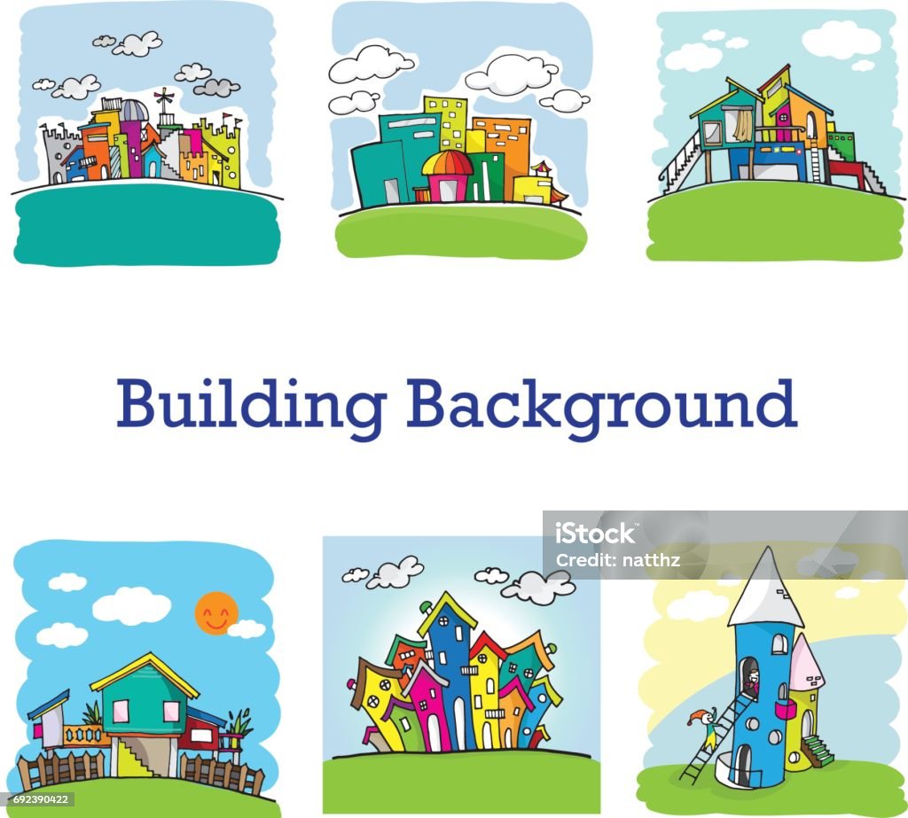 Character Building Image Cartoon Building Cartoon Vector Character Stock Illustration - Download Image ...