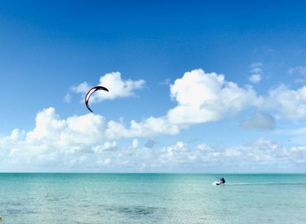 Sueños de kitesurf. - foto de stock