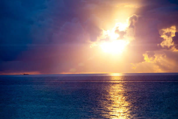 istock Ocean at sunset. Polynesia. Tahiti 692400104