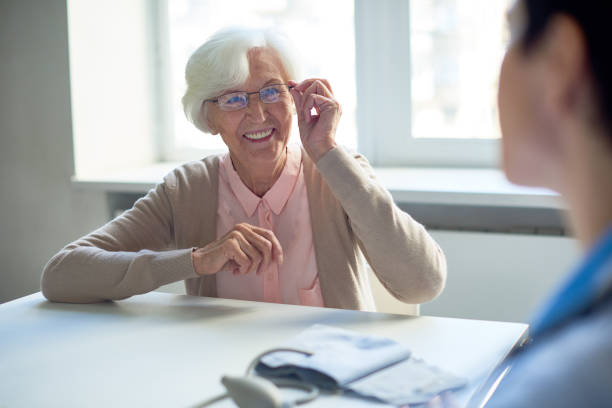 istock Cheerful senior woman 692402676