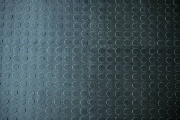 Close up view of industrial floor in gym